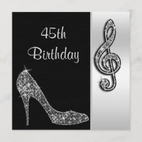 Stiletto und Treble Cleft 45. Geburtstag
