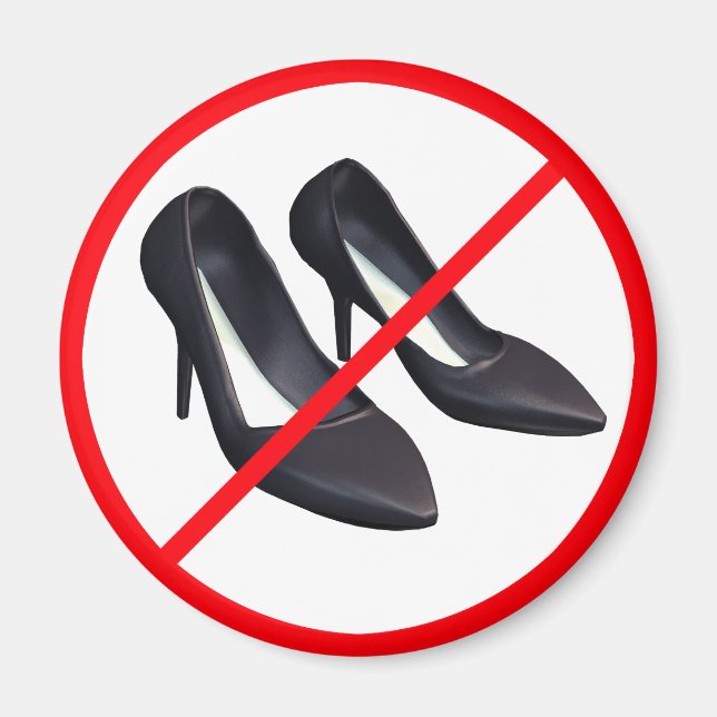 Stilettos Forbidden! Magnet (Vorne)
