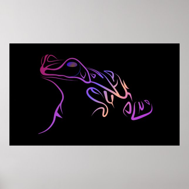 Stilfrosch Poster (Vorne)