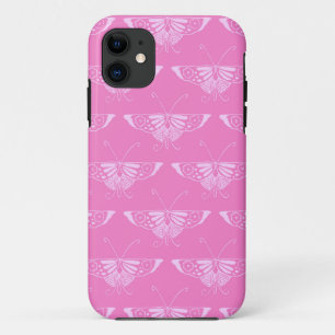 Stilftiger Deko-Schmetterling - orchid pink Case-Mate iPhone Hülle