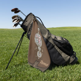 Stilftiger Schmetterling Golfhandtuch