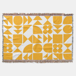 Stilgelbes, modernes geometrisches Muster Decke