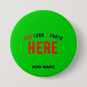 STILISCH MODERNE KUSTOM LIME GREEN ÜBERPRÜFT MARKI BUTTON