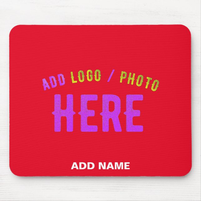 STILISCH MODERNE ZOLLBARE, ROT VERIFIED MARKIERT MOUSEPAD (Vorne)