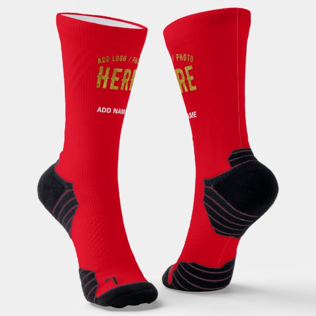 STILISCH MODERNE ZOLLBARE, ROT VERIFIED MARKIERT SOCKEN (Gewinkelt)