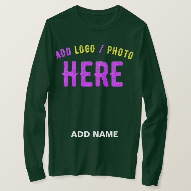 STILISCH MODERNES KUSTOM TIEFER WALD GRÜNE MARKIER T-Shirt (Design vorne)