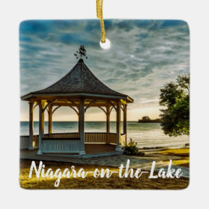 Stilisiert von Niagara am Lake Canada Keramikornament