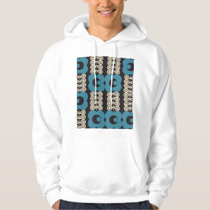 Stilisierte Blume: Moderne Vintage Geometrie. Hoodie