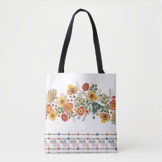 Stilisierte Blüte: Aquarell Nahtloses Design. Tasche