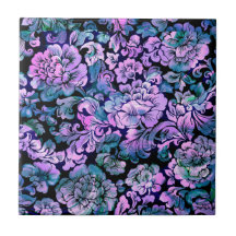 Stilisierte Blüte in Lila