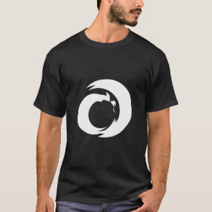 Stilisierte Buchstaben "A" Monogram Moderne Kunst T-Shirt