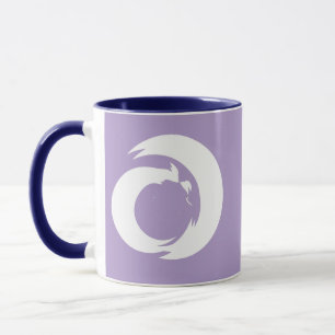 Stilisierte Buchstaben "A" Monogram Moderne Kunst Tasse