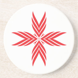 Stilisierte Cross-Untersetzer Getränkeuntersetzer