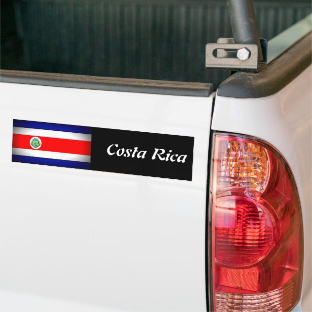 Stilisierte Fahne Costa Rica Autoaufkleber (Auf Lkw)