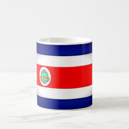 Stilisierte Fahne Costa Rica Kaffeetasse
