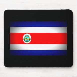 Stilisierte Fahne Costa Rica Mousepad