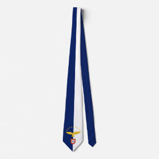 Stilisierte Flagge der Azoren, Portugal Krawatte