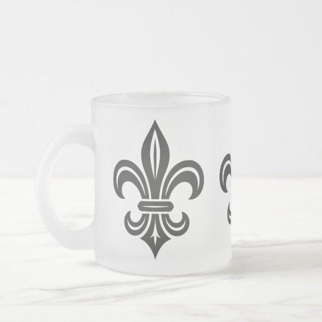 "Stilisierte Fleur-de-lis" Tasse (Links)