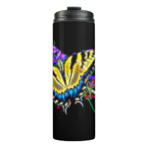 Stilisierte Frack Butterfly Thermal Tumbler Thermosbecher