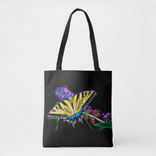Stilisierte Frack Butterfly Tote Bag Tasche