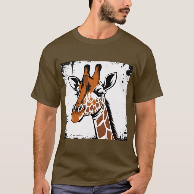 Stilisierte Giraffe T-Shirt (Vorderseite)