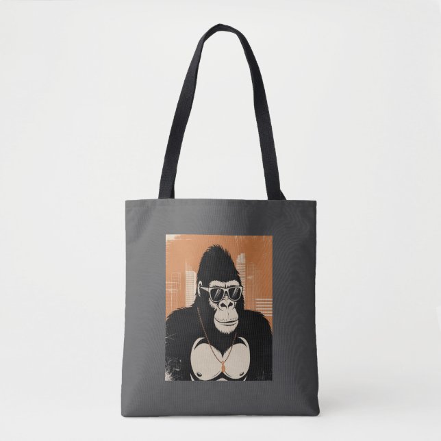 Stilisierte Gorilla Tasche (Vorderseite)