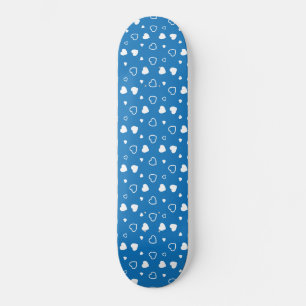 Stilisierte Herzen Muster 7 Skateboard