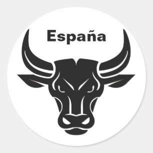 Stilisierte kundenspezifische Text- u. Runder Aufkleber