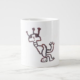 Stilisierte mythische Abbildung Jumbo-Tasse
