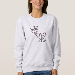 Stilisierte mythische Abbildung Sweatshirt