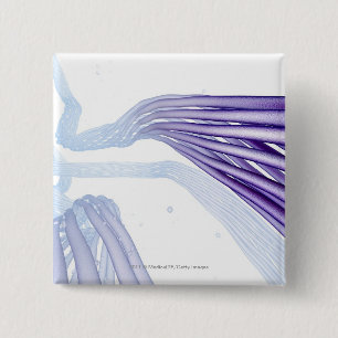 Stilisierte Nervenfasern Button