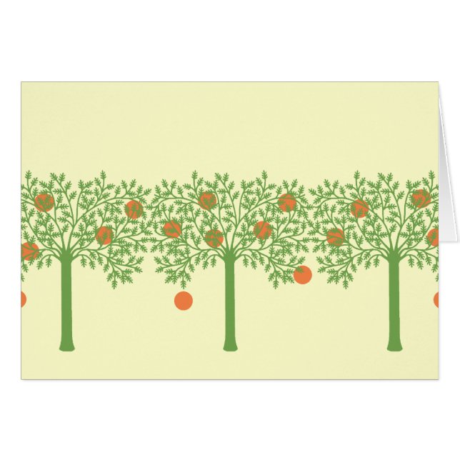 Stilisierte Orange Tree (Vorderseite (Horizontal))