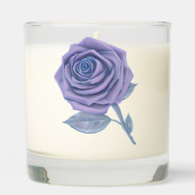 Stilisierte Oversified Rose - Dusty Blue