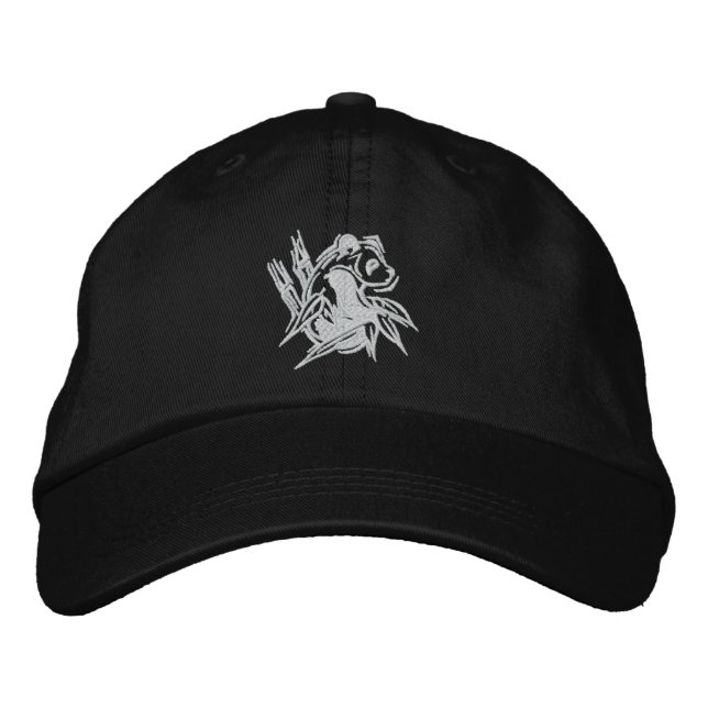 Stilisierte Panda bestickte Cap Baseballkappe (Vorderseite)