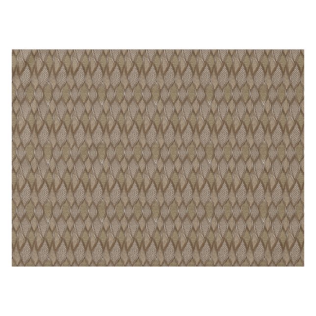 Stilisierte Schlangenhaut Tischdecke (Vorderseite (Horizontal))