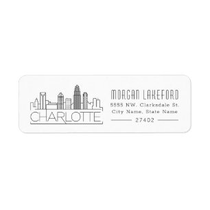 Stilisierte Skyline   Charlottes