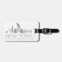 Stilisierte Skyline New York