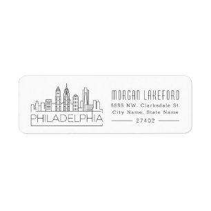 Stilisierte Skyline   Philadelphias