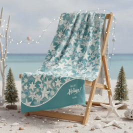 Stilisierte Sternfische & SandDollars Muster#25 ID Fleecedecke