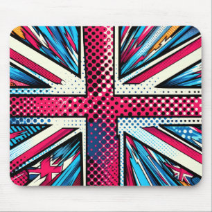 Stilisierte Union Jack-Mauspad Mousepad