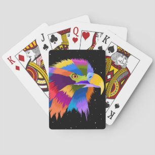 Stilisierter Adler-Pop Spielkarten