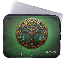 Stilisierter Baum Laptopschutzhülle