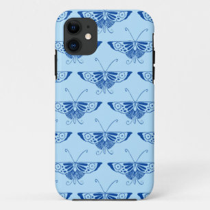 Stilisierter Deco-Schmetterling - kobaltblau und b title_seo2