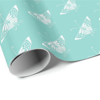 Stilisierter Deko-Schmetterling - Rotkehlchen-Eibl Geschenkpapier