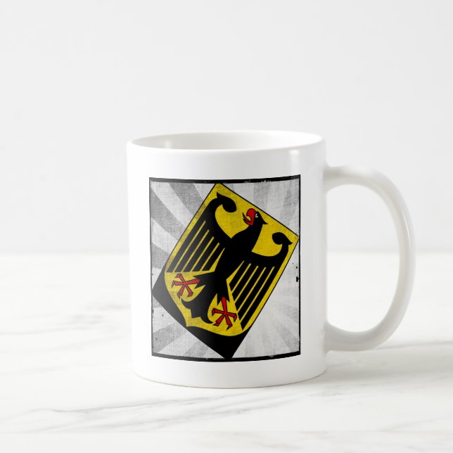 Stilisierter deutscher COA Kaffeetasse (Rechts)
