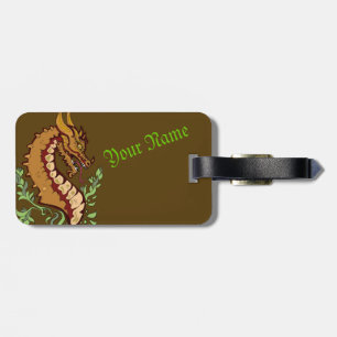 Stilisierter Drache Gepäckanhänger