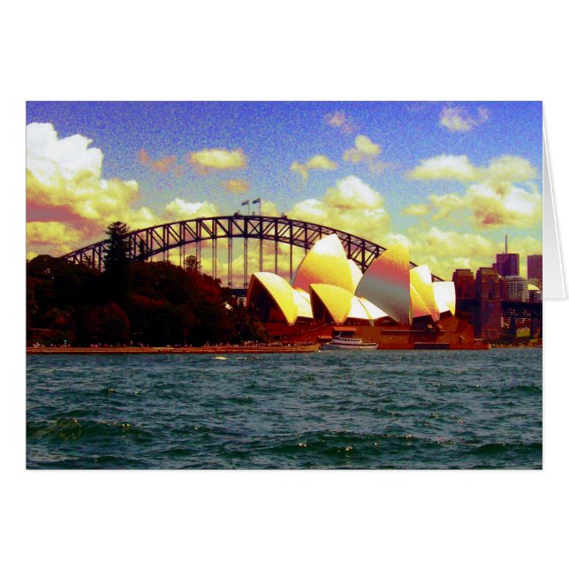 stilisierter Hafen von Sydney (Vorderseite (Horizontal))