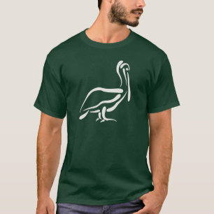 Stilisierter Pelikan T-Shirt