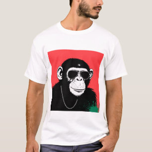 Stilisierter Schimpanse T-Shirt