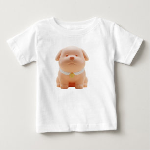 Stilisierter Welpenhund-Charakter Baby T-shirt